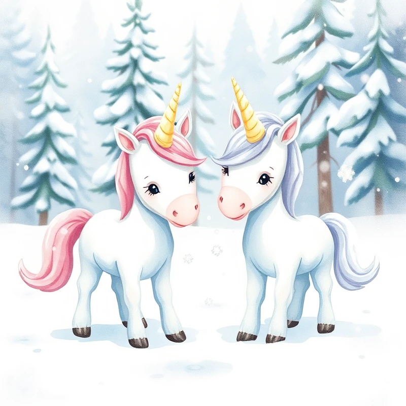 Snow Foals Playing